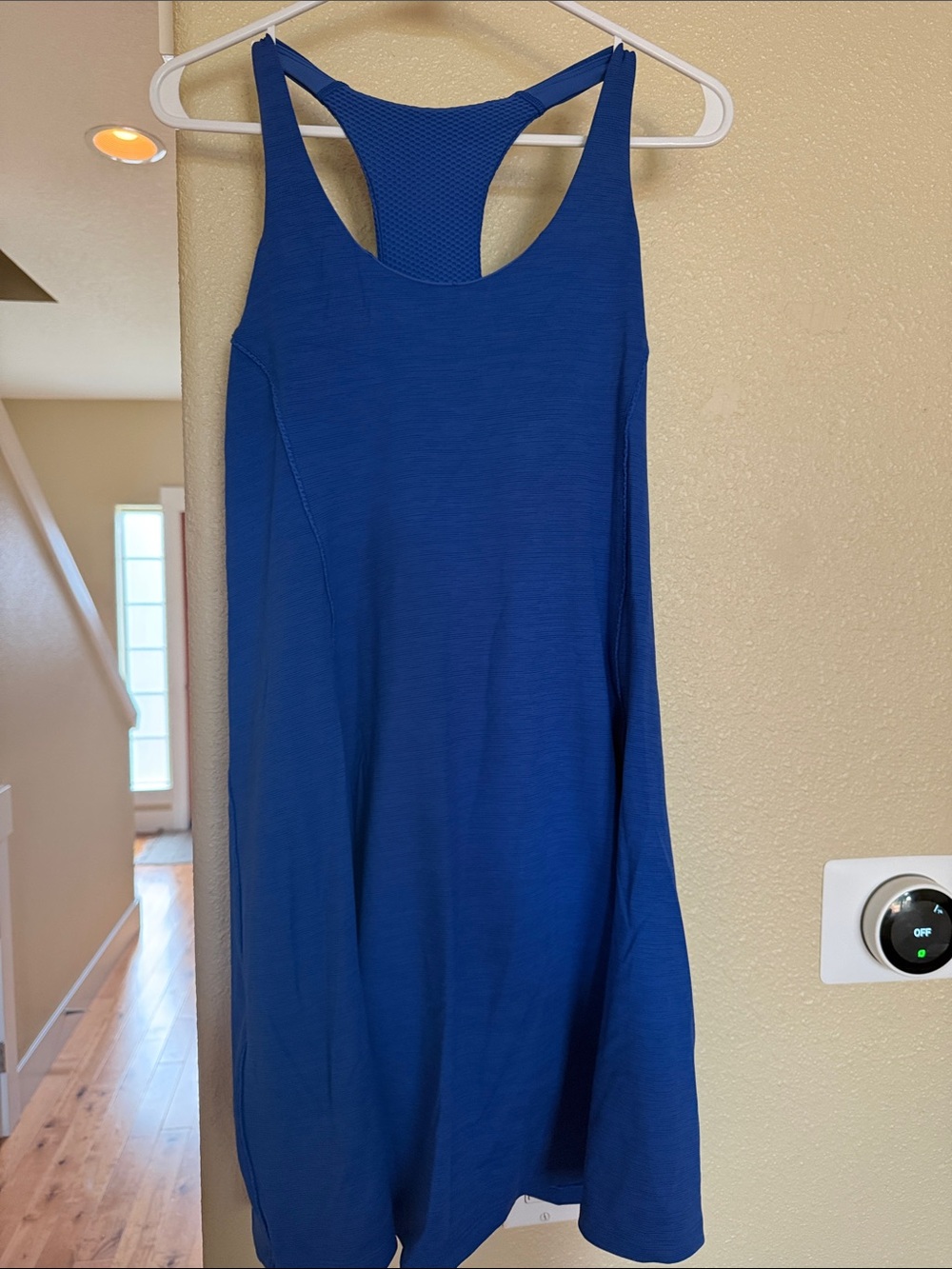 Outdoor Voices Blue Racerback Swing Mini Dress